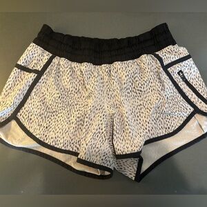Black and White Lululemon Shorts